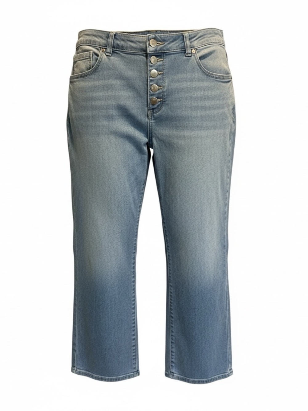 d. jeans Light Blue Women's Straight Leg Jeans, Size 14
